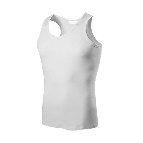 Men's Cotton Vest - Elastic Fit, Fine Thread, I-Shaped Design, L-XXXL Sizes for Casual/Underwear