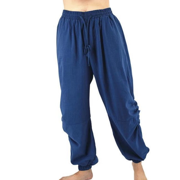 Men's Cotton Vintage Pants for Renaissance Pirate Trousers Medieval Costume Trousers Linen Pants 2026 Trendy