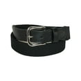 thumbnail image 1 of Men's Cotton Web Belt with Leather Tabs, 1 of 3