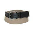 thumbnail image 1 of Men's Cotton Web Belt with Leather Tabs, 1 of 3