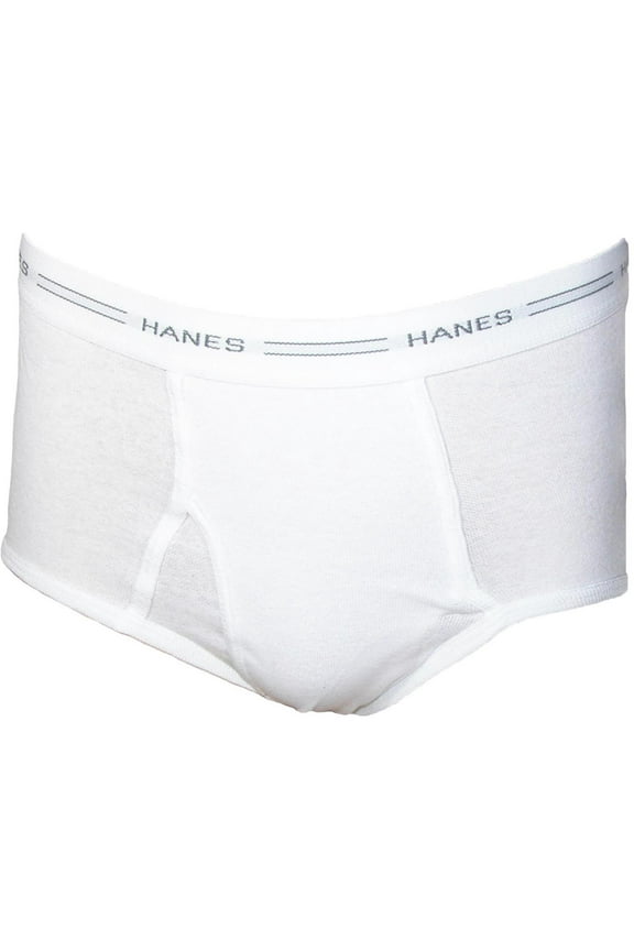 Men's Cotton White Briefs with Comfort Flex Waistband (Pack of 6)