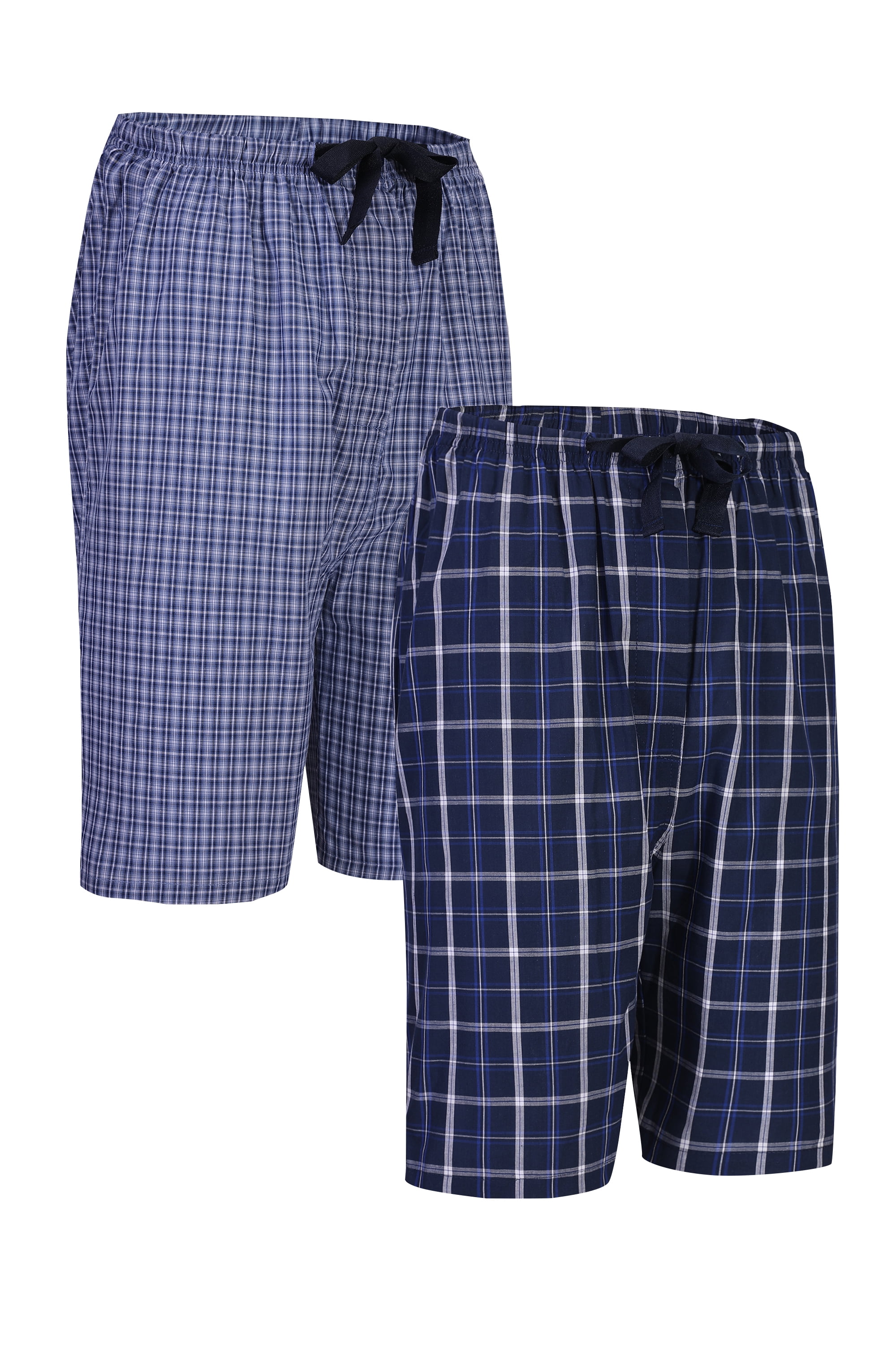 Men's Cotton Yarn Pajamas Shorts - Plaid Pajama Shorts for Men - PJ ...