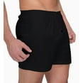 thumbnail image 1 of Men's Cottonique M17714 Latex Free Organic Cotton Elasticized Loose Boxer (Black XL), 1 of 4