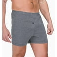 thumbnail image 1 of Men's Cottonique M17714 Latex Free Organic Cotton Elasticized Loose Boxer (Melange Grey XL), 1 of 4