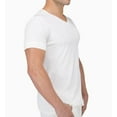 thumbnail image 1 of Men's Cottonique M17721 Latex Free Organic Cotton V-Neck T-Shirt (Natural XL), 1 of 5