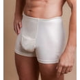 thumbnail image 1 of Men's Cottonique M17761 Latex Free Cotton Ribbed Elasticized Boxer Brief (Natural L), 1 of 4