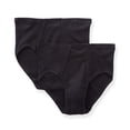 thumbnail image 1 of Men's Cottonique M27712 Latex Free Organic Cotton Briefs - 2 Pack (Black L), 1 of 4