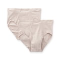 thumbnail image 1 of Men's Cottonique M27712 Latex Free Organic Cotton Briefs - 2 Pack (Melange Brown M), 1 of 4