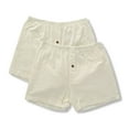 thumbnail image 1 of Men's Cottonique M27714 Latex Free Organic Cotton Boxers - 2 Pack (Natural M), 1 of 4