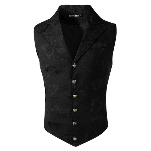 Men's Court Style Sleeveless Suit Vest - Fashionable, for Daily