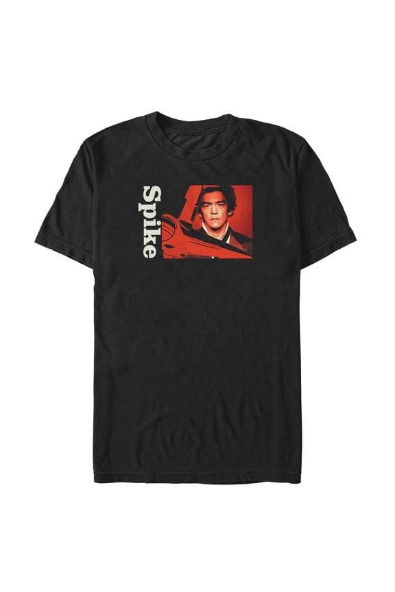 Men's Cowboy Bebop Spike Closeup Graphic Tee Black X Large