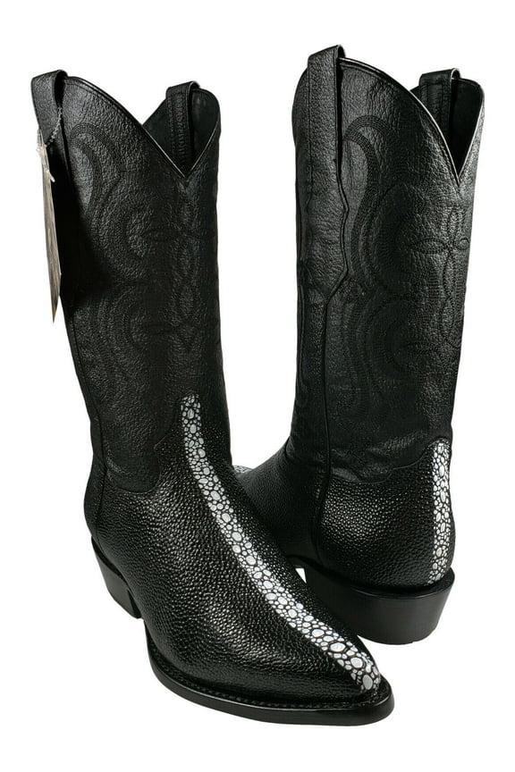 Men's Cowboy Boots El Señor de los Cielos Stingray Print Imitacion Mantarraya, Bota Vaquera para Hombre