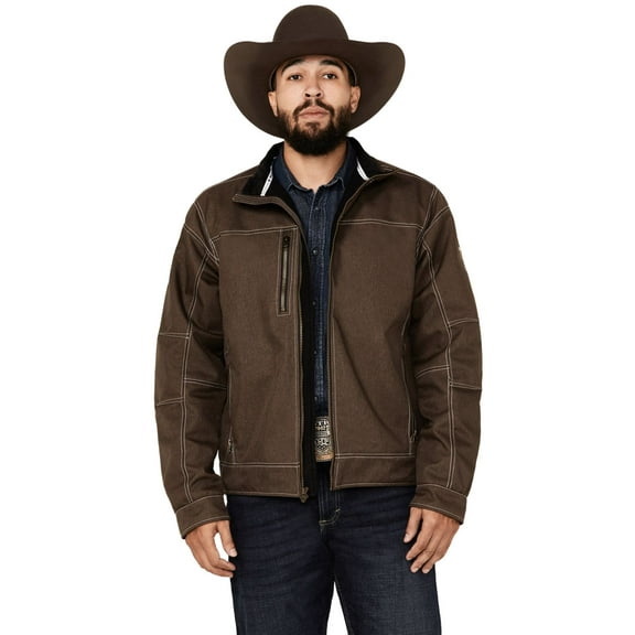 Men's Cowboy Hardware Woodsman Tech Jacket Chocolate Medium