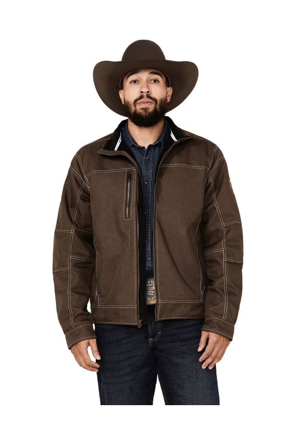 Men's Cowboy Hardware Woodsman Tech Jacket Chocolate Medium
