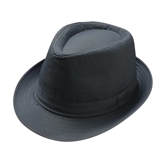 Men's Cowboy Hat British Solid Jazz Sun Western Style Hat