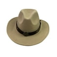 thumbnail image 1 of Men's Cowboy Hat Hat Leather Hat for Men Caps for Men M, 1 of 3