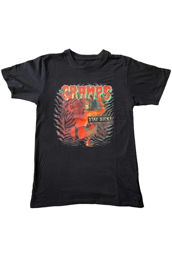 Men's Cramps Stay Sick Slim Fit T-shirt X-Large Black