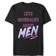 thumbnail image 1 of Men's Crazy Ex-Girlfriend Let's Generalize About Men  Graphic Tee Black Small, 1 of 4