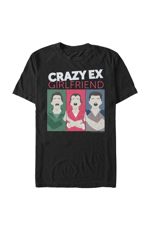 Men's Crazy Ex-Girlfriend No One is Singing My Song Panel  Graphic Tee Black 4X Large