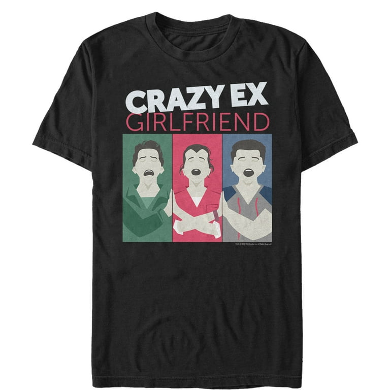 Men's Crazy Ex-Girlfriend No One is Singing My Song Panel Graphic Tee Black Small
