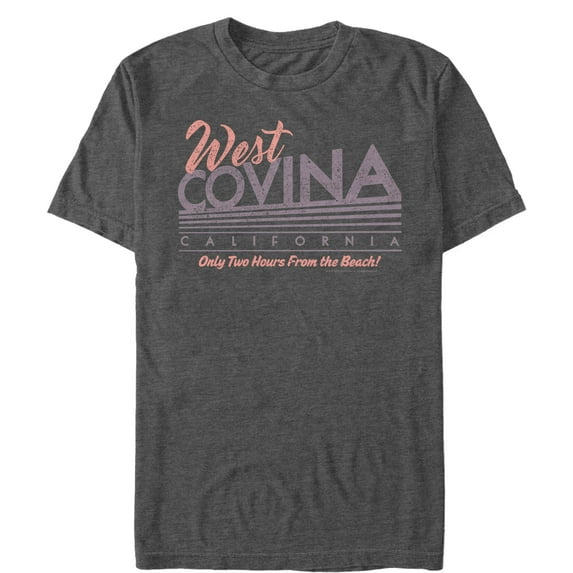 Men's Crazy Ex-Girlfriend West Covina California Graphic Tee Charcoal Heather Small