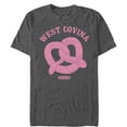 thumbnail image 1 of Men's Crazy Ex-Girlfriend West Covina Pretzel Graphic Tee Charcoal Heather 4X Large, 1 of 4