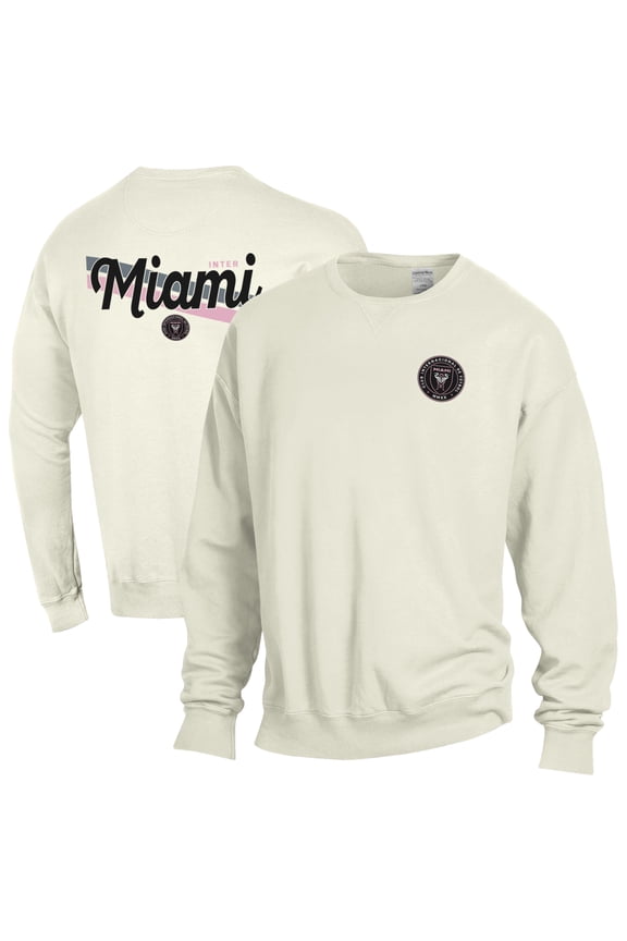 Men's  Cream Inter Miami CF Fleece Sweatshirt