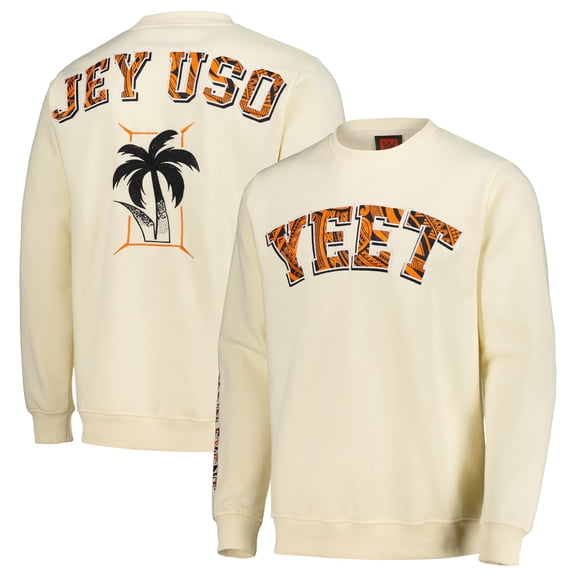 Men's Cream Jey Uso YEET Sweatshirt