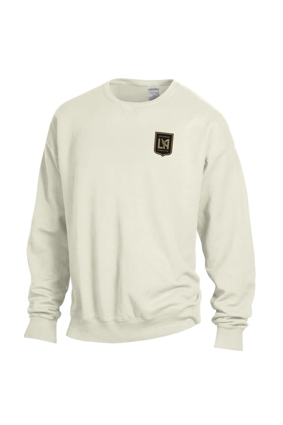 Men's  Cream LAFC Fleece Sweatshirt