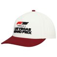 thumbnail image 1 of Men's  Cream/Maroon Formula 1 2025 Las Vegas Grand Prix Core Logo Snapback Hat, 1 of 5
