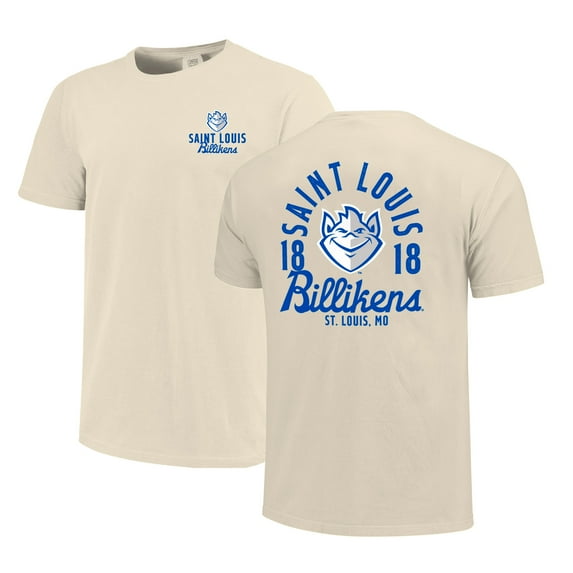 Men's Cream Saint Louis Billikens Comfort Colors Mascot Overlay T-Shirt