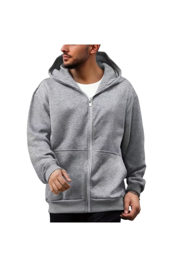 Men's Creative Travel Hoodie with Backpack Lightweight Zipper Backpack Sweatshirt