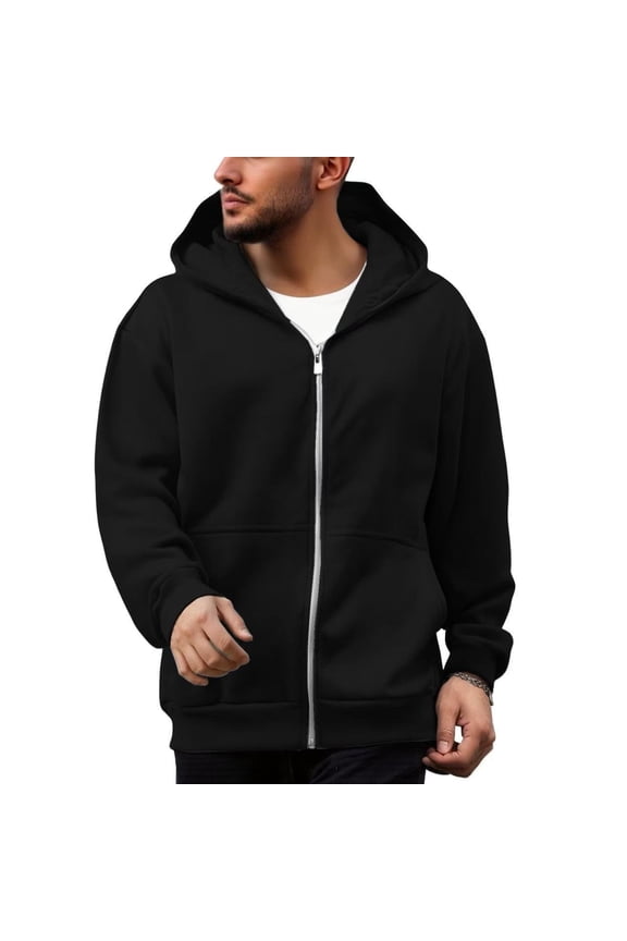 Men's Creative Travel Hoodie with Backpack Lightweight Zipper Backpack Sweatshirt