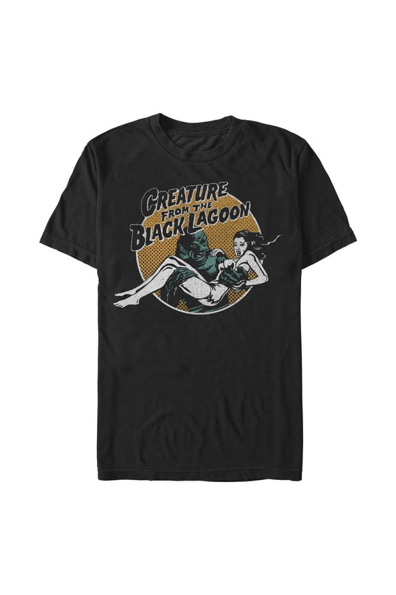Men's Creature From the Black Lagoon Retro Scene Graphic T-Shirt