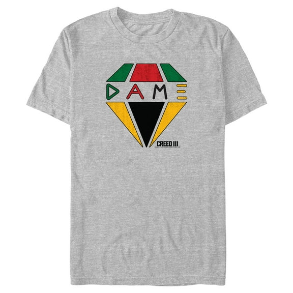 Men's Creed III Dame Logo  Graphic Tee Athletic Heather 2X Large