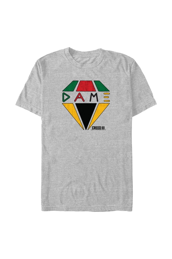 Men's Creed III Dame Logo Graphic Tee Athletic Heather 2X Large
