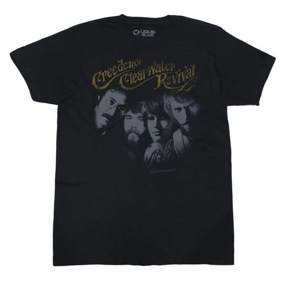 Men's Creedence Clearwater Revival Pendulum Slim Fit T-shirt XX-Large Charcoal