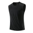 thumbnail image 1 of Men's Crew Neck Modal Slim Fit Muscle Tee Black S 34"-36", 1 of 4