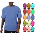 thumbnail image 1 of Men’s Crew Neck Short Sleeve T-Shirt Soft Lightweight Breathable Casual Tee Loose Fit for Daily Wear, 1 of 6