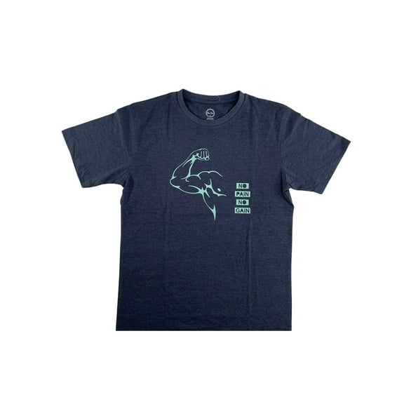 Men's Crew Neck T-Shirt, Classis Cotton Workout Short Sleeve Tee