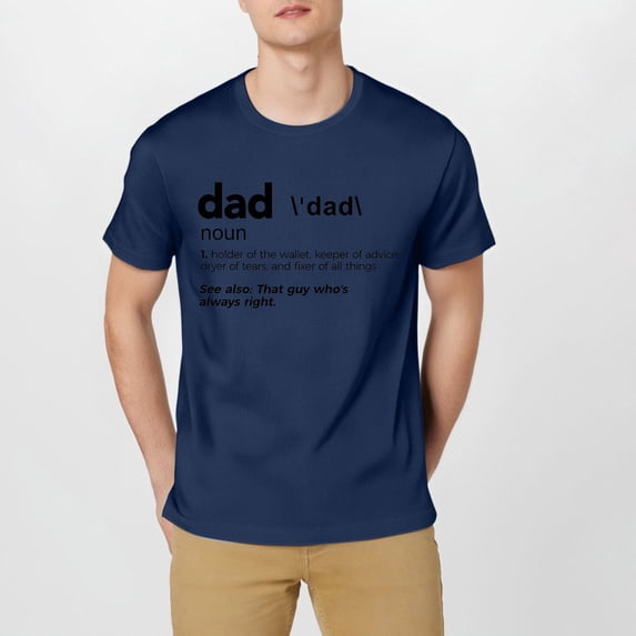 Men's Crew Neck T Shirt DAD English Words Printed PhoneticExplanation Design Comfortable Short Sleeve Top Men A Shirts Short Sleeve Scrub Jackets Tee for Men Shirts Men Pack Men T Shirt 3xlt T T
