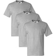 thumbnail image 1 of Men's Crew Neck Tee Pocket Short Sleeve T-Shirt, Poly/Cotton, 3 Pack, 1 of 1