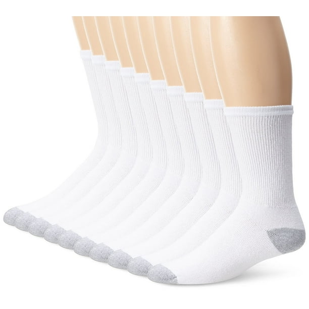 Men's Crew Socks, 10 Pack - Walmart.com