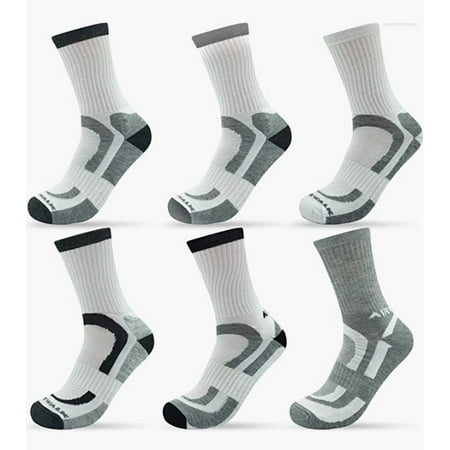 Men’s Crew Socks - 6Pack High-Stretch Crew Socks for Casual & Sportswear