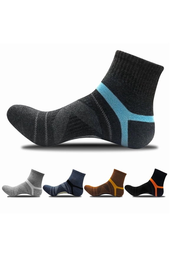 Men's Crew Socks Men's Outdoor Sports Socks 5-Pack
