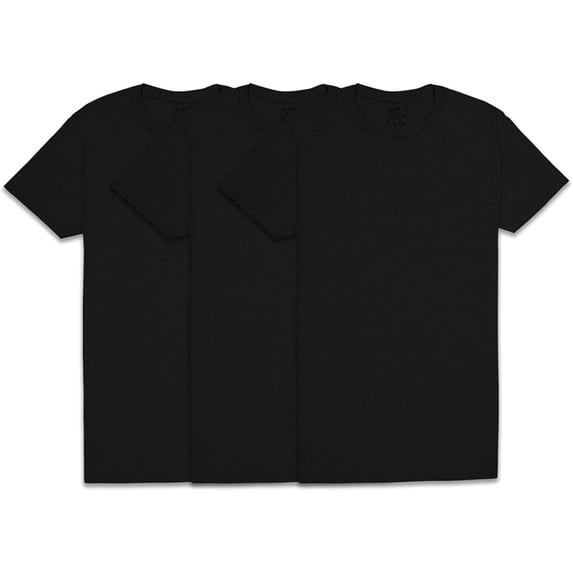 Men's Crew Tee Undershirts, Moisture Wicking & Tag Free, Also Available in Big & Tall