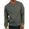 thumbnail image 1 of Men's Crewneck Long Sleeve Sweatshirt, Charcoal 2XL, 1 Piece, 1 of 5