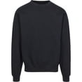 thumbnail image 1 of Men's Crewneck Sweat Shirt Round Neck Long Sleeves Relaxed Fit Navy Medium, 1 of 1