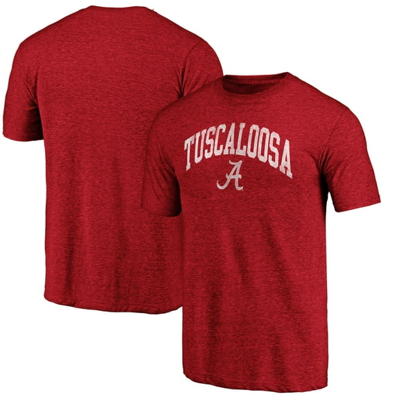 Men's Crimson Alabama Crimson Tide Arched City Tri-Blend T-Shirt
