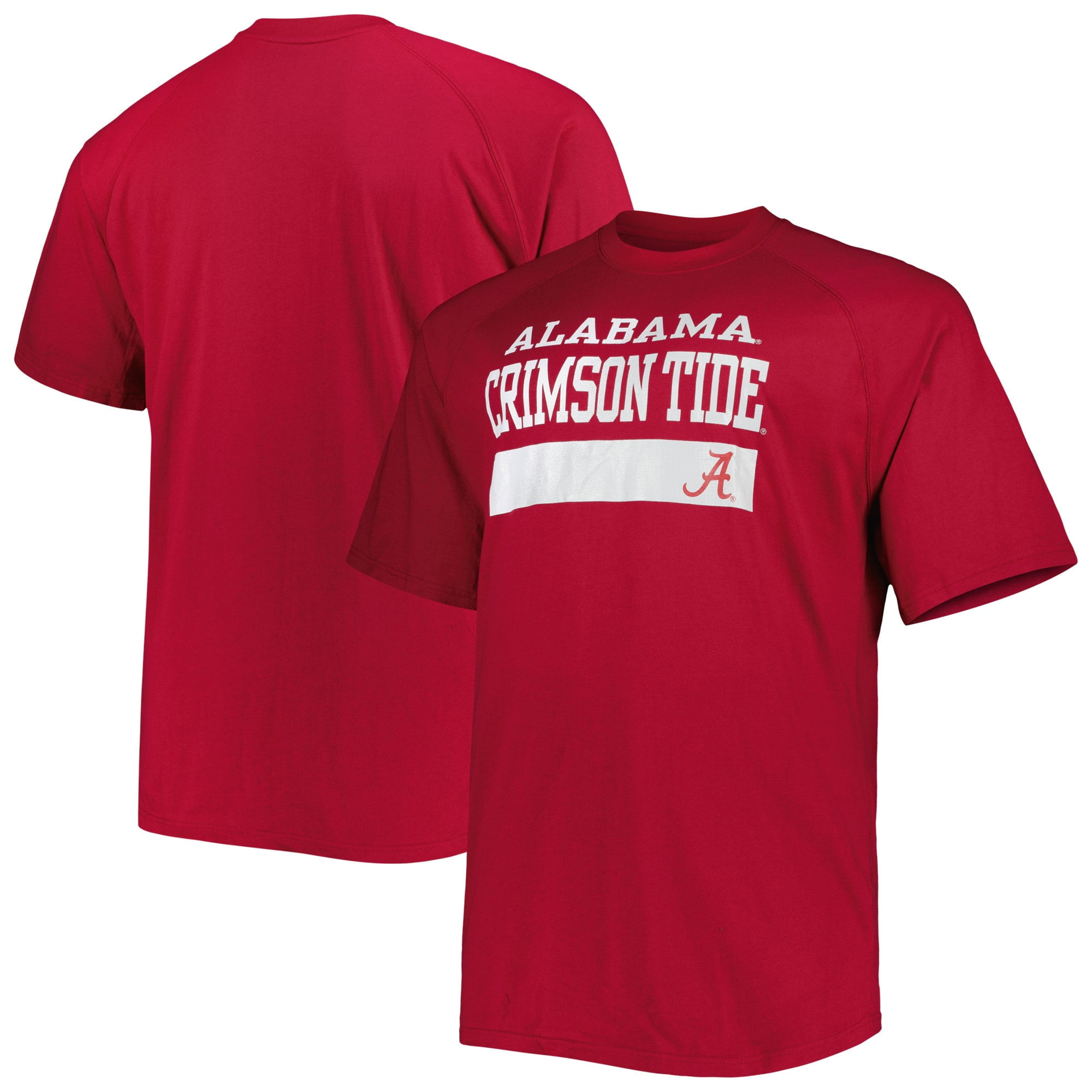 Men's Crimson Alabama Crimson Tide Big & Tall Raglan TShirt
